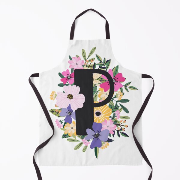 Item preview, Copy of Pretty Pink Yellow Floral Monogram P designed and sold by ketrena.