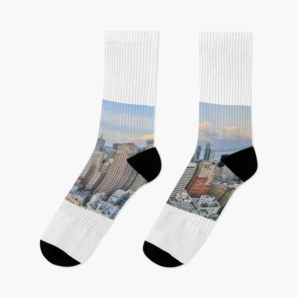 Item preview, San Francisco Downtown Panoramic View at Sunset designed and sold by yhelfman.