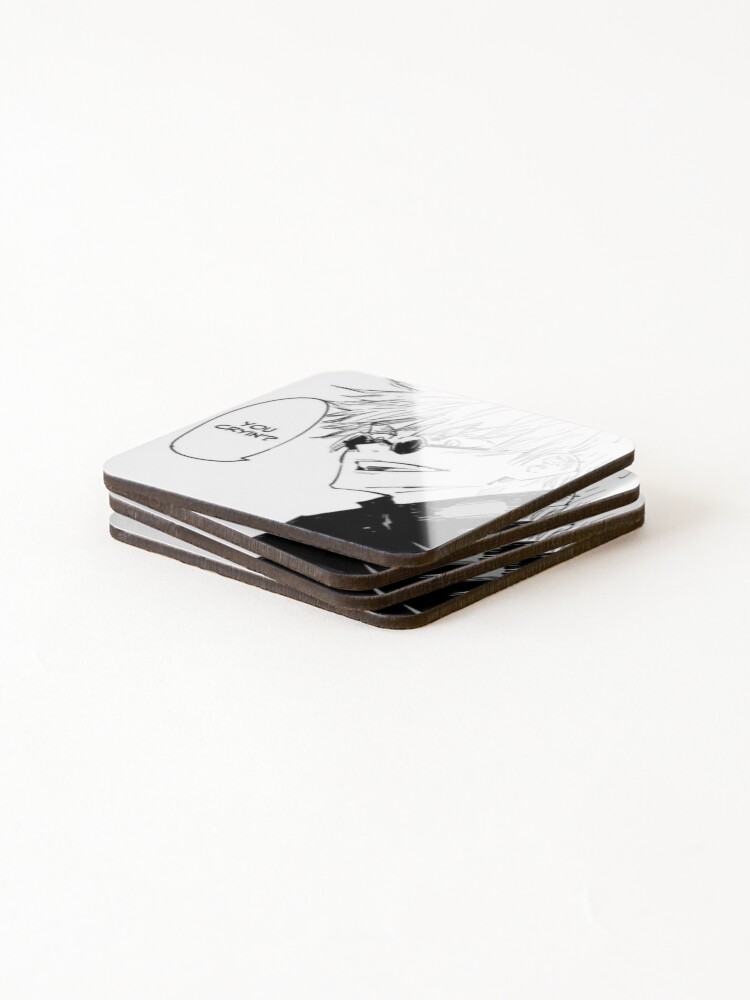 Alternate view of Jujutsu Kaisen - Gojo Satoru "You cryin '?" Coasters (Set of 4)