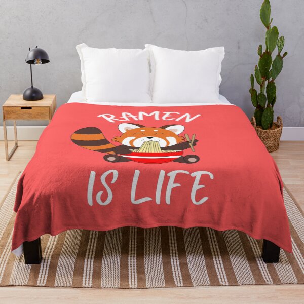Item preview, ramen is life ( red panda edition) designed and sold by GabyVGalindo.