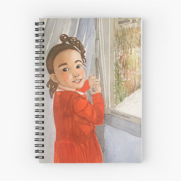 Item preview, Bambina con il vestito rosso designed and sold by sabrina pellegrino.