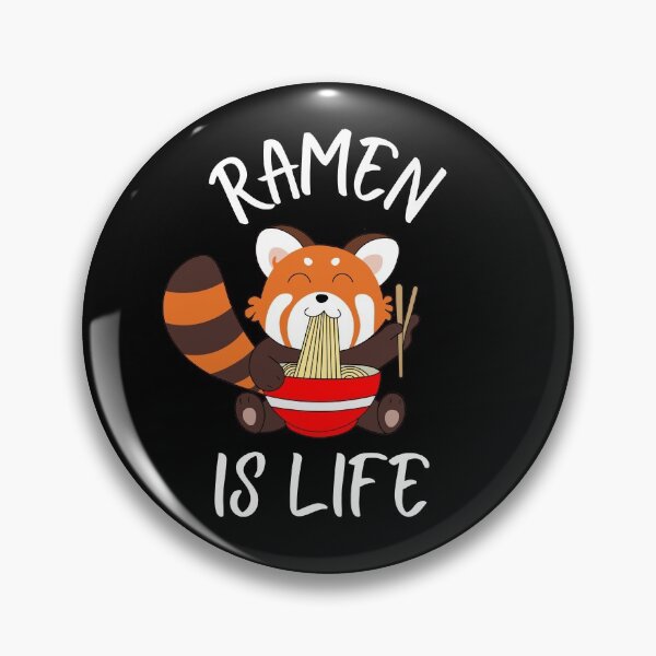 Item preview, ramen is life ( red panda edition) designed and sold by GabyVGalindo.