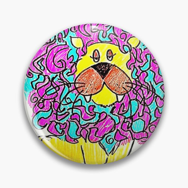 Item preview, Multicolor lion designed and sold by flormaillo.