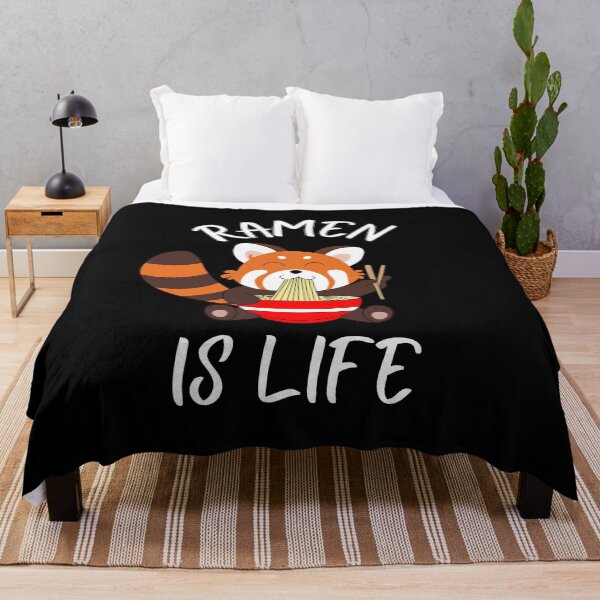 Item preview, ramen is life ( red panda edition) designed and sold by GabyVGalindo.