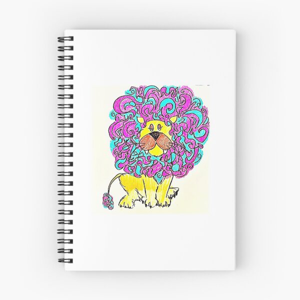 Aperçu de l'œuvre Lion multicolore créée et vendue par flormaillo.