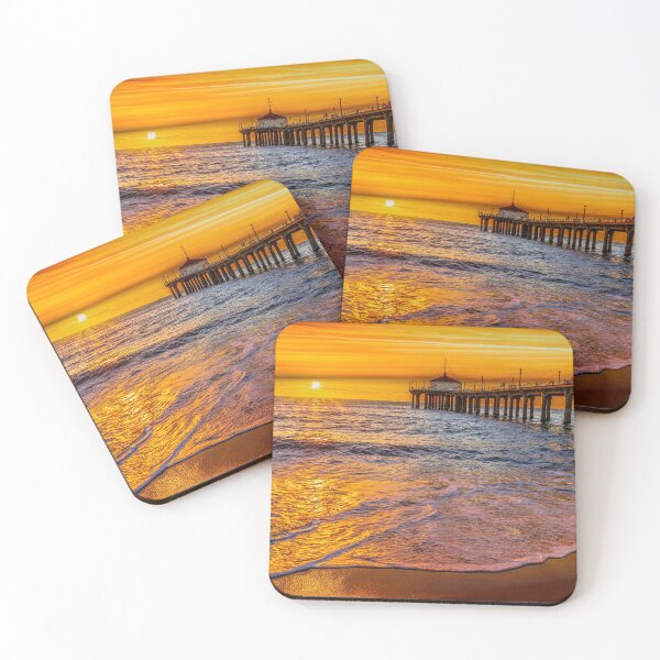 Item preview, Manhattan Beach Pier at Sunset designed and sold by Fernando Margolles.