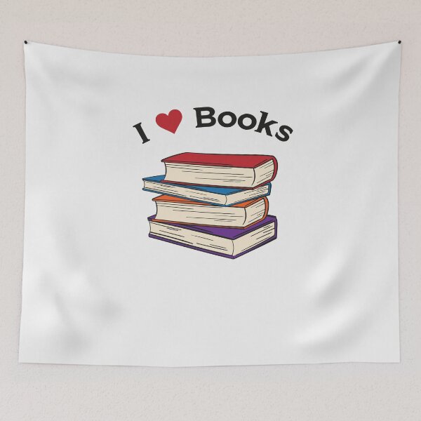 Item preview, I love books designed and sold by ElBeDesigns.