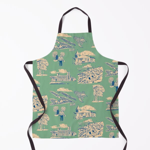 Item preview, Georgian Bay Toille de Jouy - jade designed and sold by Quick Brown Fox Canada.