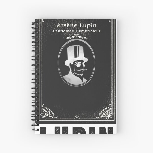 Lupin - Assane book Spiral Notebook by Limonine