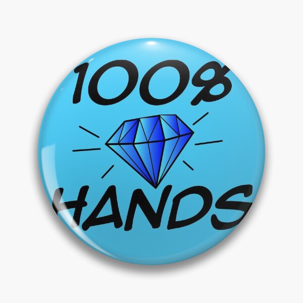 Item preview, 100% diamond hands designed and sold by Aura-E.