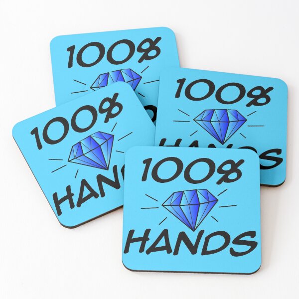 Item preview, 100% diamond hands designed and sold by Aura-E.