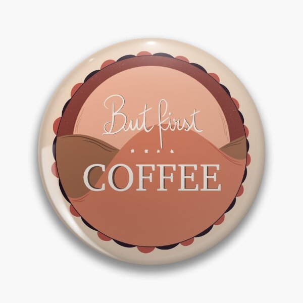 Item preview, But first Coffee Handwritten Circle Design designed and sold by bubblyshades.