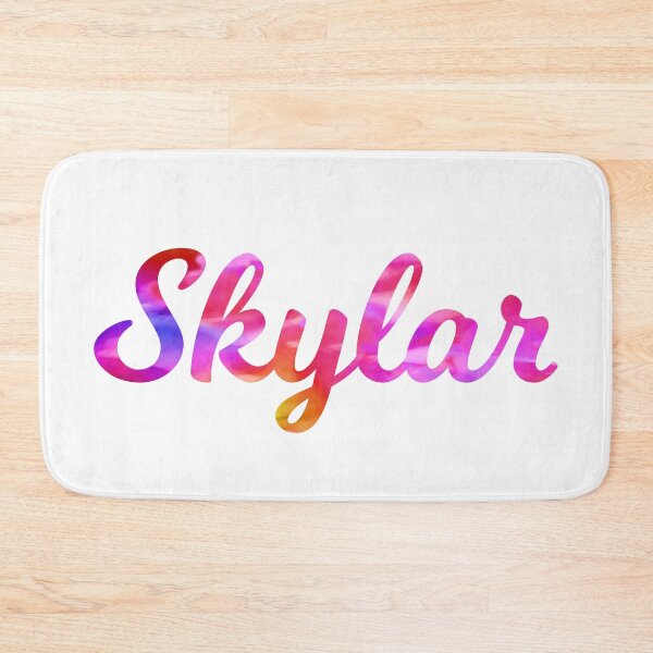 Item preview, Skylar girls name pretty multi-color design designed and sold by ComicKitsch.
