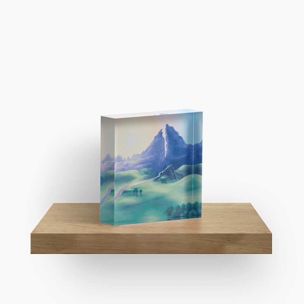 Dueling Peaks Acrylic Block