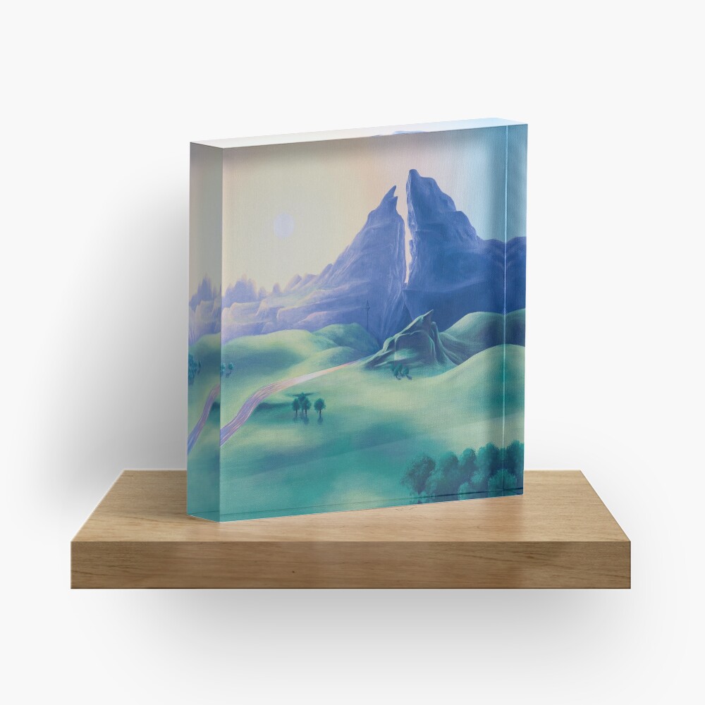 Dueling Peaks Acrylic Block