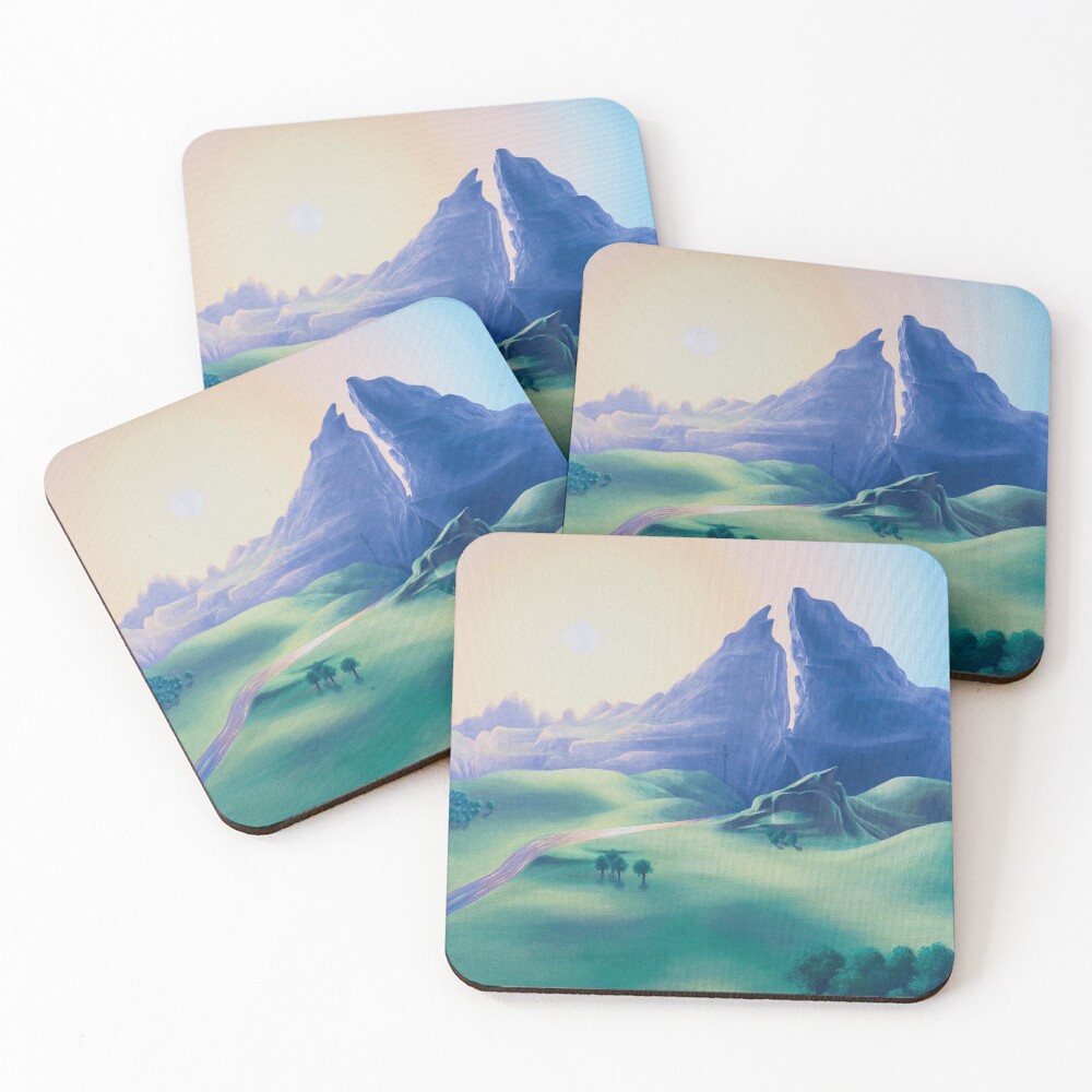 Dueling Peaks Coasters (Set of 4)