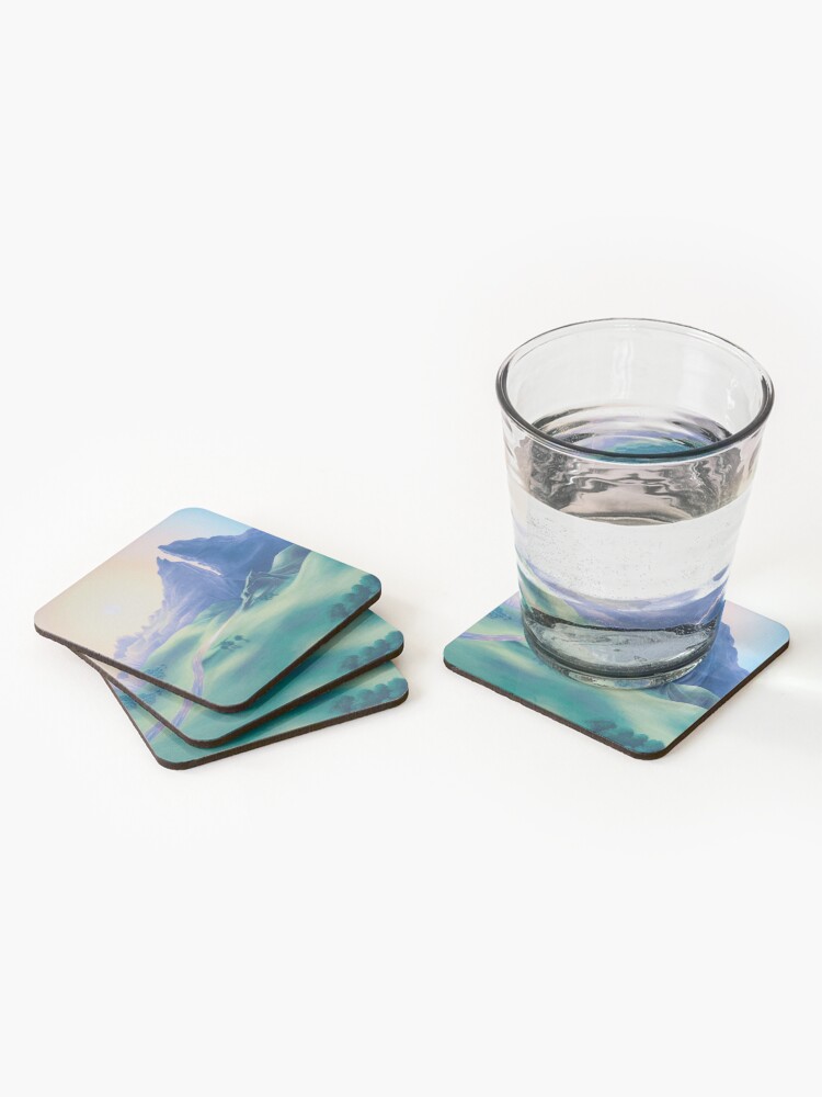 Alternate view of Dueling Peaks Coasters (Set of 4)