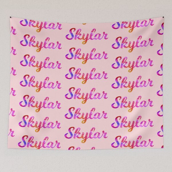 Item preview, Skylar girls name pretty multi-color design designed and sold by ComicKitsch.
