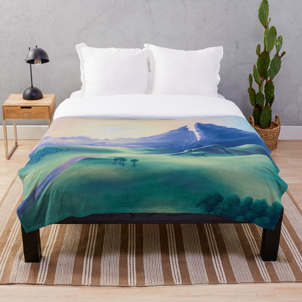 Dueling Peaks Throw Blanket