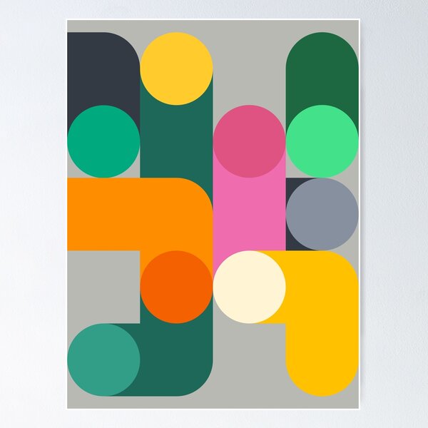 Item preview, Modern Geometric 85A designed and sold by theoldartstudio.
