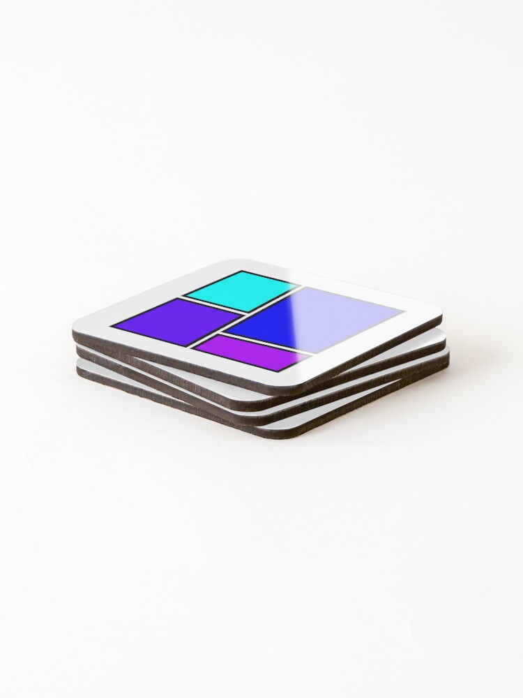 Thumbnail 4 of 5, Coasters (Set of 4), Geometric Design designed and sold by Fandsdesign.