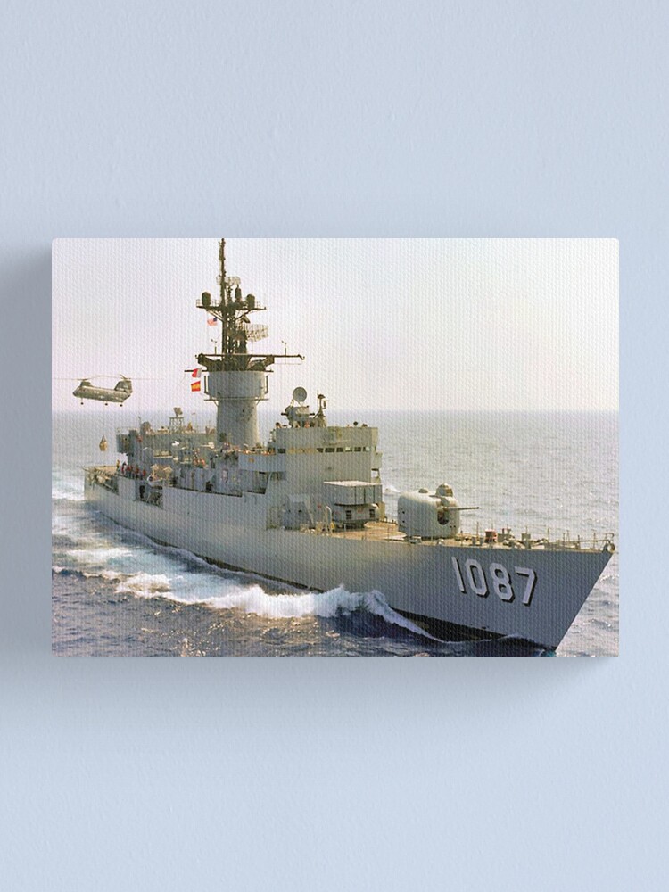US Ship USN Navy Photo Print USS KIRK FF 1087  Destroyer Escort 