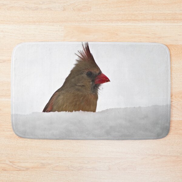 Item preview, Female Cardinal in the Snow designed and sold by Shelly Gunderson.