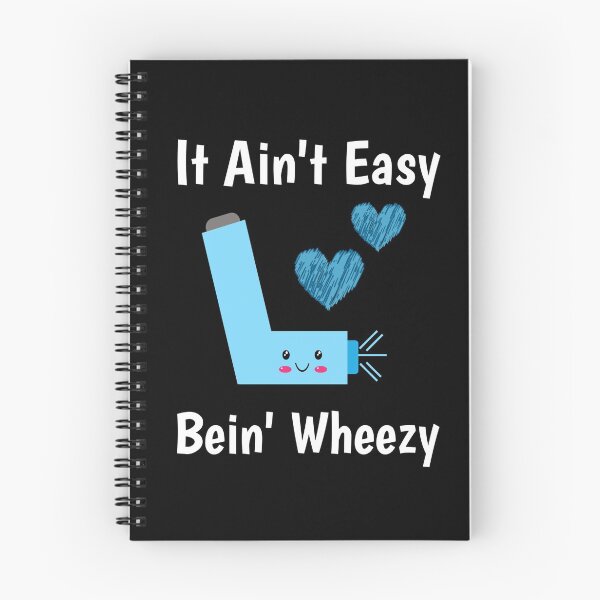 Item preview, It Ain't Easy Bein Wheezy Funny Asthma Inhaler designed and sold by TheButtonCrew.