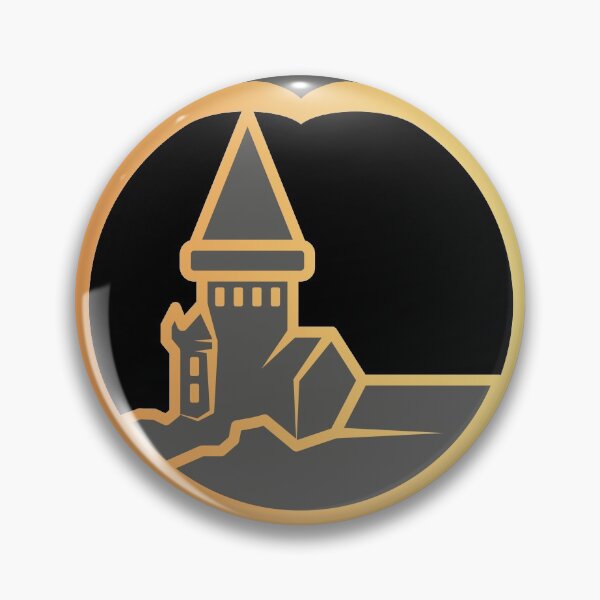 Clé serpent de chateau enchanté - doré noir Badge