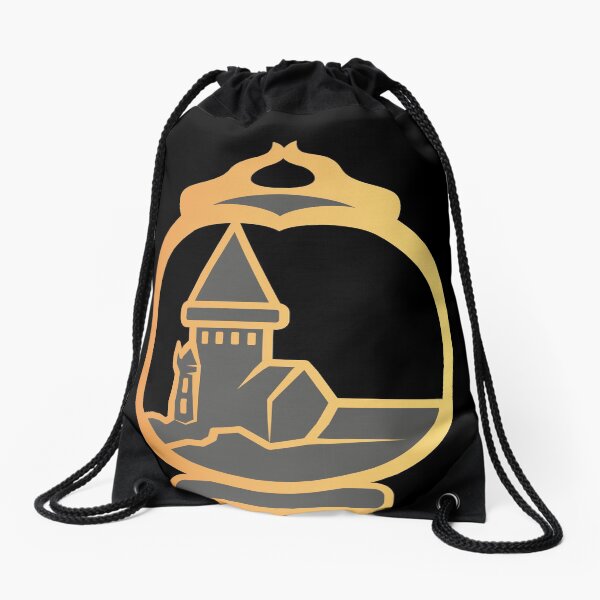 Clé serpent de chateau enchanté - doré noir Sac à cordon
