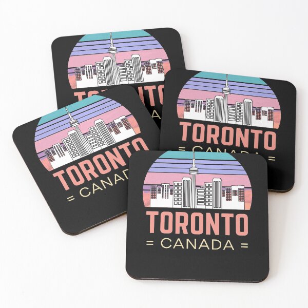 Item preview, Toronto Canada Skyscraper Skylines Vintage Style designed and sold by 74ninetees.