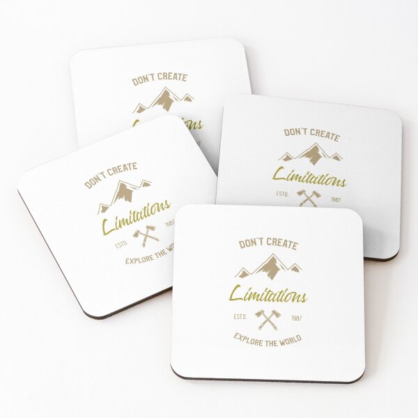 Item preview, DON'T CREATE LIMITATIONS EXPLORE THE WORLD designed and sold by Williams Anderson.