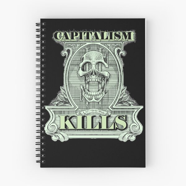 Item preview, Capitalism Kills designed and sold by Left-Hand-Wrath.