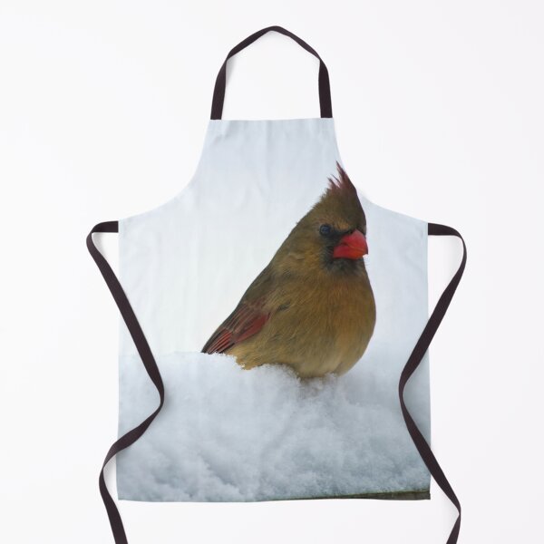 Item preview, Female Cardinal Sits In the Snow designed and sold by Shelly Gunderson.