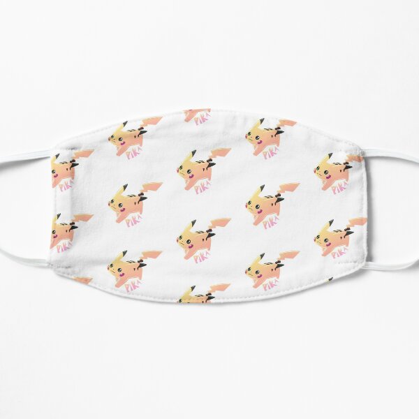 Pikachu - "Pika" Mascarilla plana