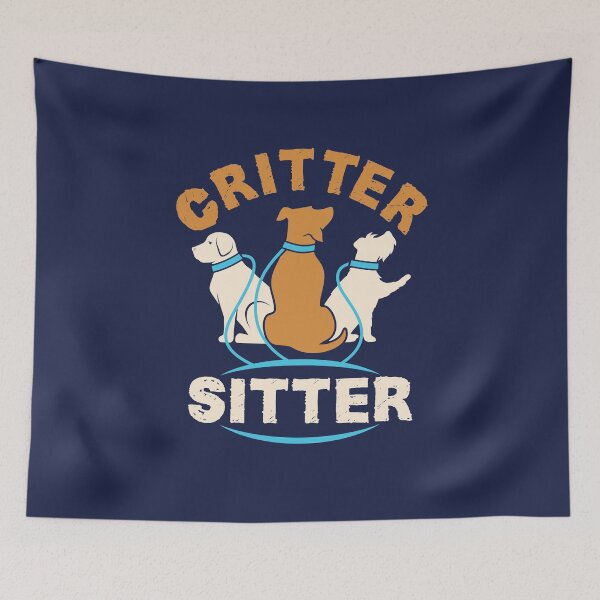 Item preview, Critter Sitter Cute Dog Sitter designed and sold by jaygo.