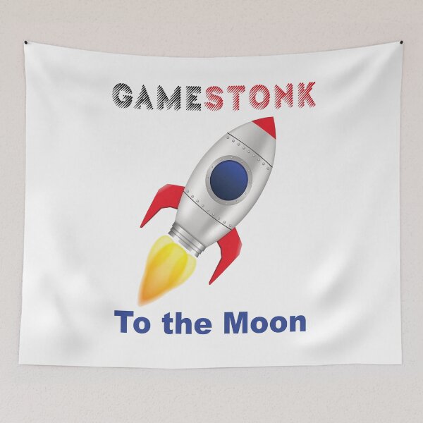 Item preview, Gamestonk Stock Market - Can't Stop GME Gamestick To The Moon designed and sold by Dadya.