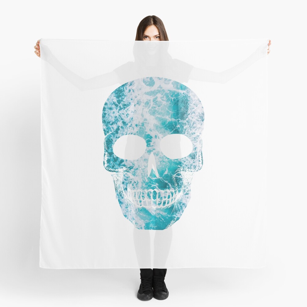 Salty skull design Scarf