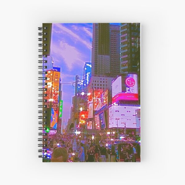 new york city- indie aesthetic photo Spiral Notebook