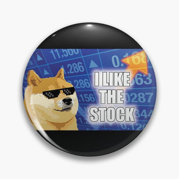 Item preview, I Like The Stock Doge Meme Stonks Meme designed and sold by Altohombre.