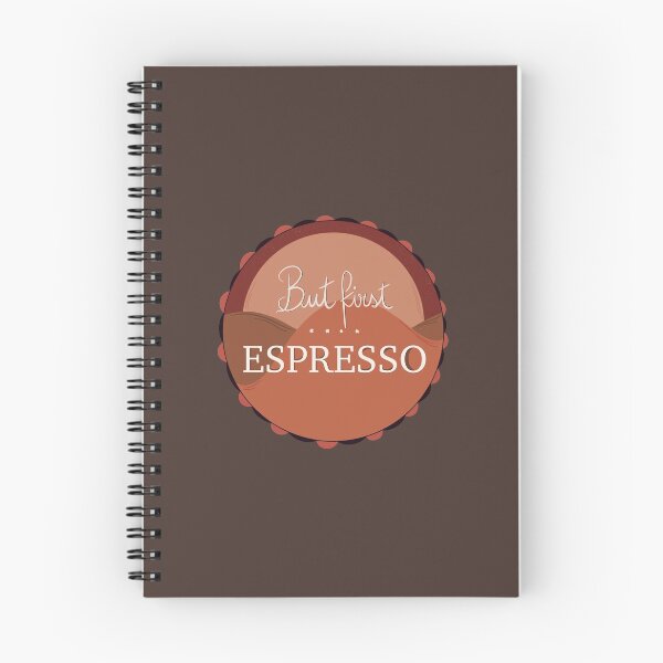 Item preview, But First Espresso Handwritten Circle Design designed and sold by bubblyshades.