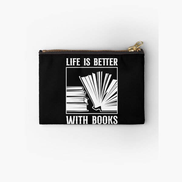 Item preview, Funny book saying life is better with books designed and sold by ElBeDesigns.