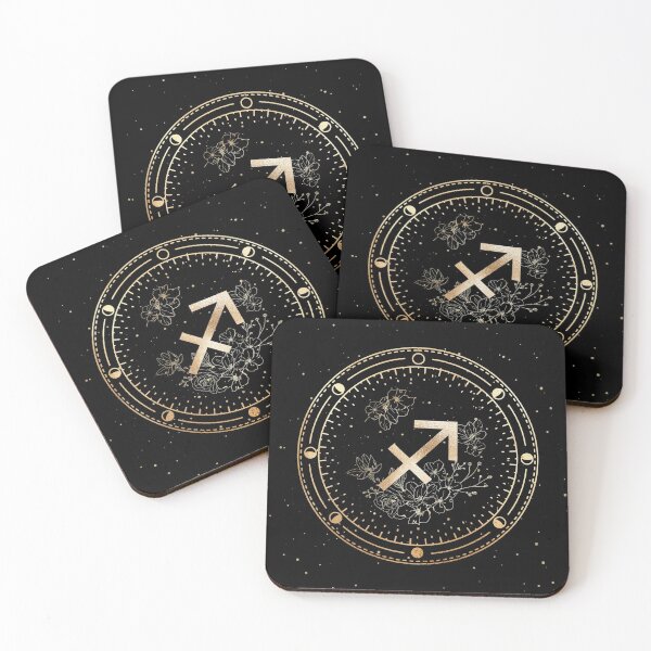Item preview, Sagittarius Zodiac - Gold & Black designed and sold by kimcarlika.