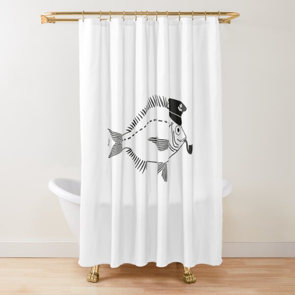 Sargo captain disego Shower Curtain