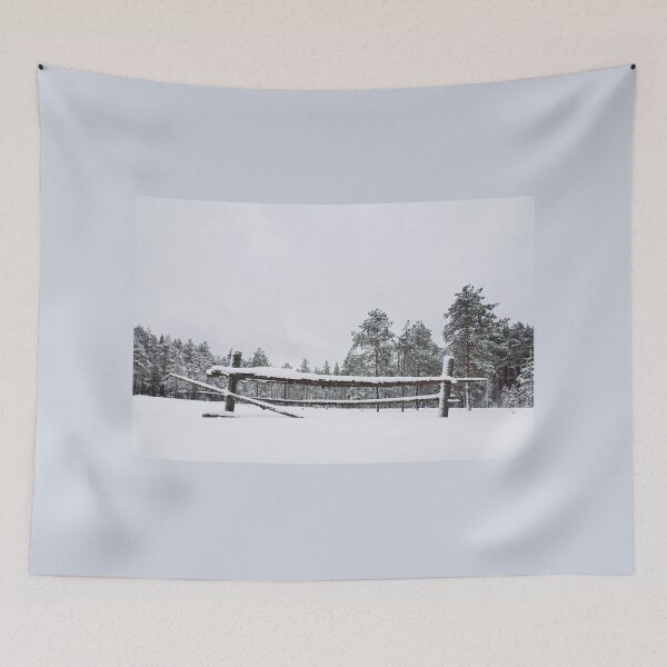 Item preview, The gate of winter with all January colors designed and sold by Jouko Lehto Photography.