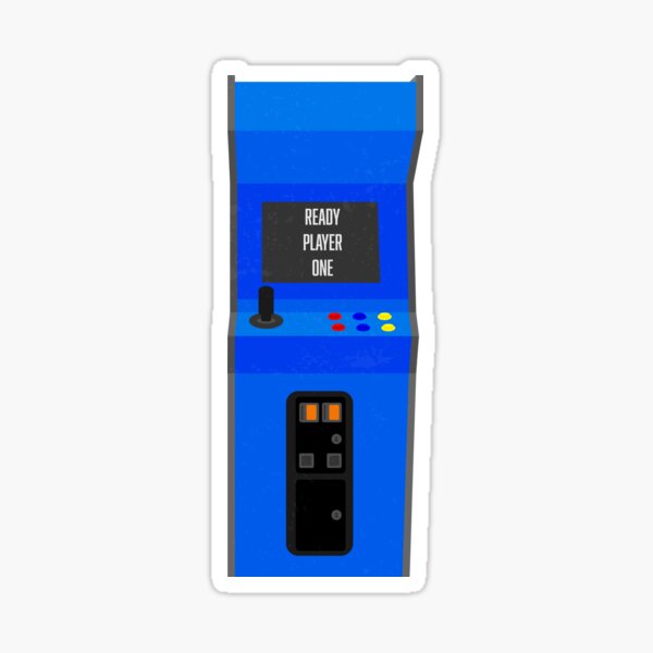 Vista previa del artículo con la obra «Arcade Ready Player Uno», diseñado y vendido por Neptune-Design.