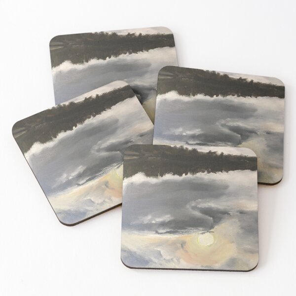 Item preview, Misty Lake Sky Drama designed and sold by Blandine Broomfield.