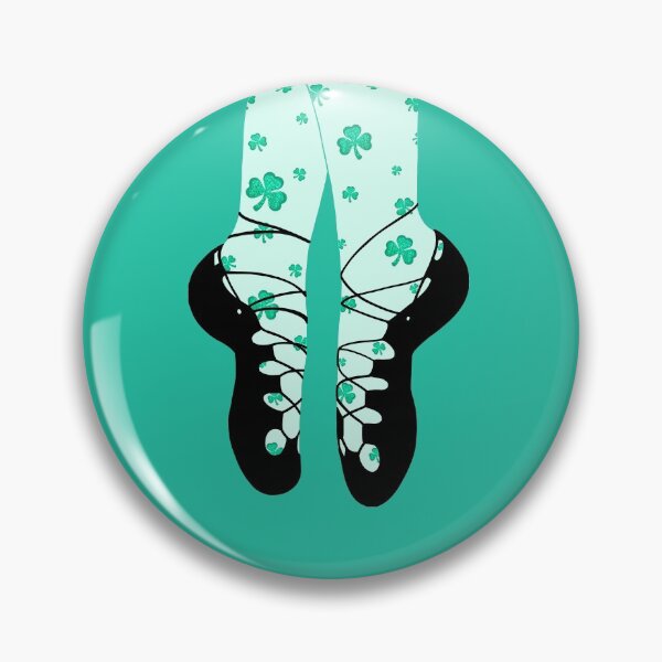 Item preview, Shamrock Irish Soft Dance Shoes | St Patrick's Day Ghillies designed and sold by theBlueKazoo.
