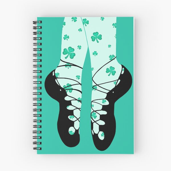 Item preview, Shamrock Irish Soft Dance Shoes | St Patrick's Day Ghillies designed and sold by theBlueKazoo.