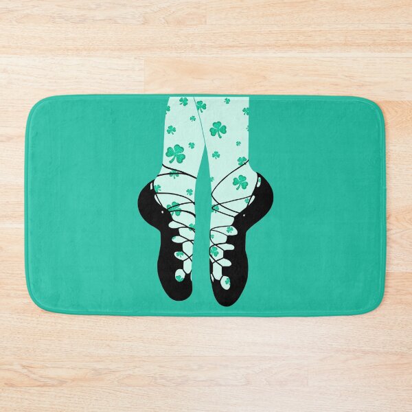 Item preview, Shamrock Irish Soft Dance Shoes | St Patrick's Day Ghillies designed and sold by theBlueKazoo.